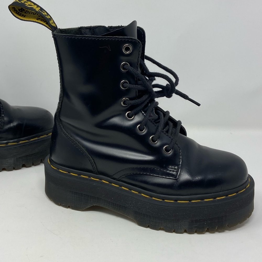 Doc Marten Platform Jadon Boots Chunky Dr. Martens Women’s Size 5 Men’s 4 ~ NICE - Picture 6 of 16